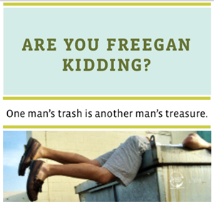 Are You Freegan Kidding?